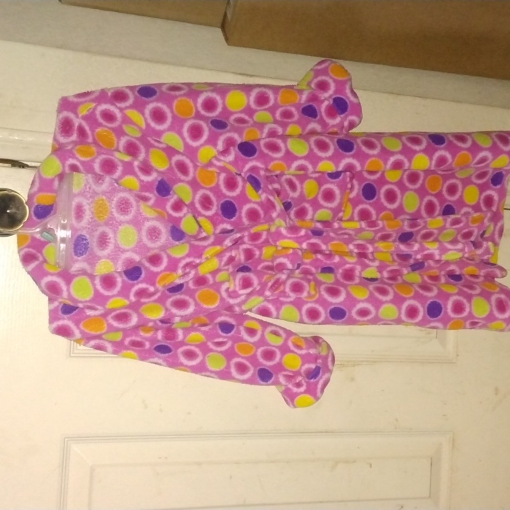 Little Girl's Terri Cloth Robe - Picture 4 of 10